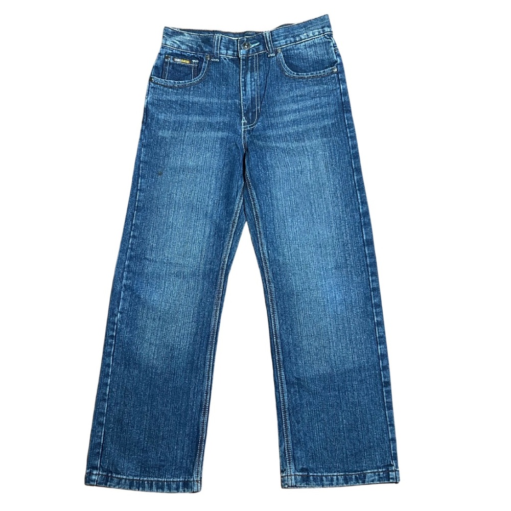 Chams Boy’s Casual Bootcut Blue Denim Jeans